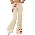 thumbnail image 3 of TaTaai Women's Loose Comfortable Flared Wide Leg Yoga Pants Fashion Casual Sports Fitness Trousers Soft Breathable All Match Daily Wear Gift, 3 of 7