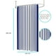 thumbnail image 3 of Cortina de Baño Petty Luxory Lineas Azul 140x180 cm, 3 of 4
