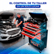 thumbnail image 3 of Caja De Herramientas con Gabinete Móvil HANTEC 9 Cajones Rojo para herramienta automotriz Hantec Herramienta, 3 of 10