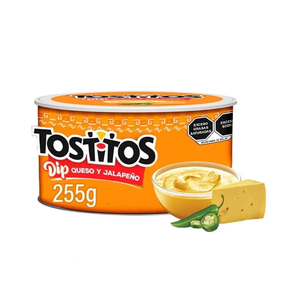 Dip Tostitos sabor queso y jalapeño 255 g