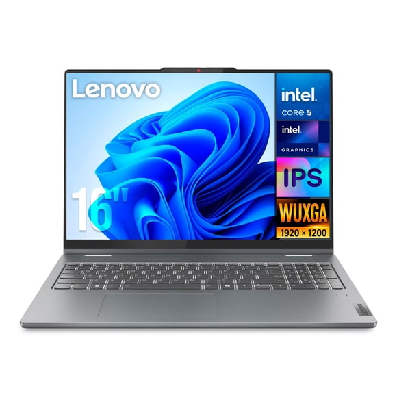 Laptop LENOVO IdeaPad 5 2 en 1 16IRU9 Intel Core 5 120U 16GB LPDDR5X SSD 512GB Pantalla 16" Touch IPS WUXGA Windows 11 Teclado Ingles