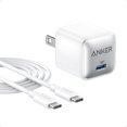 thumbnail image 1 of Anker Cargador 511 (Nano Pro) 20W PIQ 3.0 Cargador USB-C Fuente de alimentació Ártico Blanco (6ft 3A, 1 of 5
