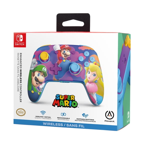 Control Power A inalámbrico Color Splash Heroes para Nintendo Switch