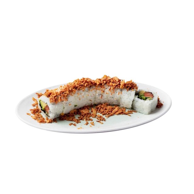 Sushi Happy Tokyo Salmón Rollo Crunch con Cebolla Frita y Mayo Spicy 1 pza
