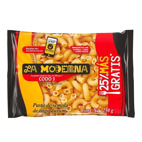 Sopa La Moderna codo No.3 250 g