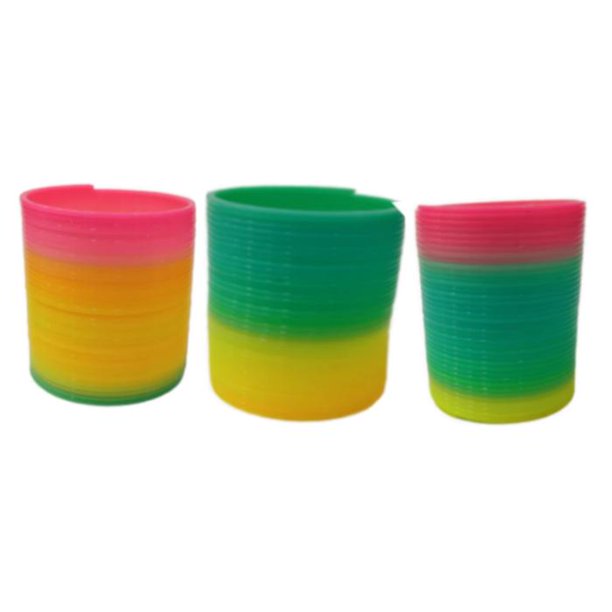 Juguetes Interactivos para Niños SpringWorm 3 pzas Plástico PVC Unisex +3 años Colores al Azar.