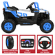 thumbnail image 4 of Montable Electrico para Niños Mini 4x4 Bluetooth Luz Sonido Batería 12v - Azul, 4 of 7