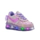 thumbnail image 1 of Tenis Para Niña Con Luces Led Lila Agujetas Super Ligeros lila 22, 1 of 6
