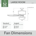 thumbnail image 3 of Ventilador de Techo Hunter Swanson 132 cm Interior Bronce con Luz LED, 3 of 5