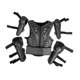thumbnail image 5 of Traje de protección para niños para motocicleta, equipo de protección para montar, protector transpirable, equipo para adolescentes para carreras de Negro, 5 of 8