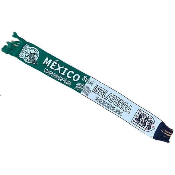 Bufanda Partido Mundial Mexico vs Inglaterra 05 Julio 2026 CDMX