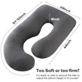 thumbnail image 3 of Almohada Embarazo U Elover Cuerpo Apoyo Maternidad Funda 57, 3 of 5