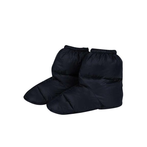 Botas tipo pantuflas Injueey a prueba de viento suaves de nailon para invierno Negro Tamaño M