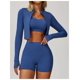 thumbnail image 4 of Chaqueta de Yoga for mujer, chaqueta de Yoga deportiva for correr al aire libre con cremallera, chaqueta de manga larga, ropa de Yoga de secado rápido for niñas, 4 of 7