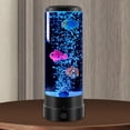 thumbnail image 3 of Lámpara de burbuja, lámpara de acuario de peces para niños, regalo USB, 16 colores vibrantes, luz nocturna, lámpara de humor para decoración de, 3 of 9