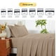 thumbnail image 5 of Kingrest 100% Algodón Juego de Sábanas de 4 Piezas para Cama Queen Size, Bolsillos Extra Profundos para 40cm, Ultra Suave y Transpirable, 5 of 9
