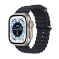thumbnail image 1 of Apple Watch Ultra (GPS + Cellular, 49mm) - Caja de Titanio con Correa Ocean Band Medianache, Talla única (Reacondicionado), 1 of 5
