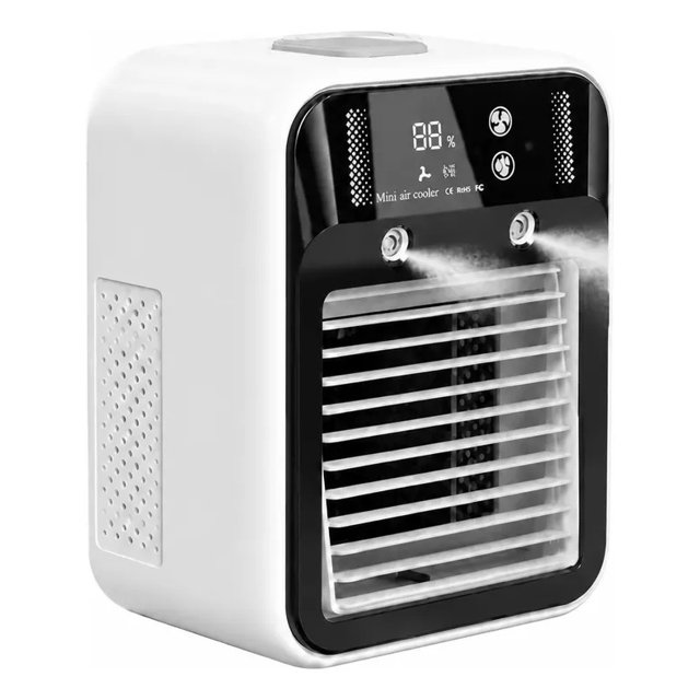 Mini Ventilador De Escritorio Recargable Humidificador Usb | Walmart en ...