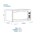 thumbnail image 4 of Horno de Microondas GE 1.1 Pies Cúbicos Silver, 4 of 4