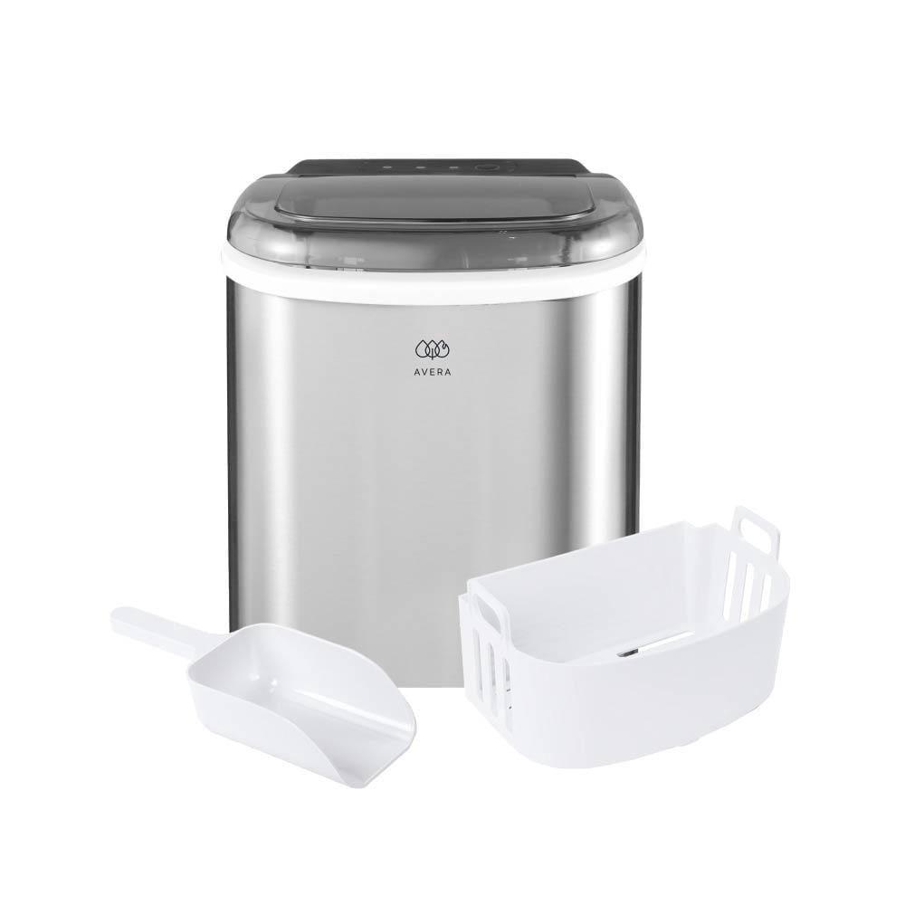 Máquina de Hielos Avera Capacidad 12 kg con Pala Despachadora Silver