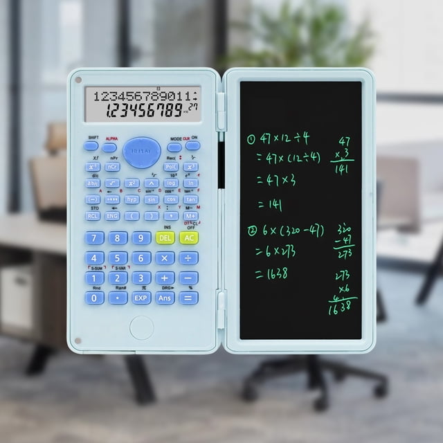 Calculadora de Funciones, Tableta de Escritura a Mano, Computadora Científica, Calculadora Multifuncional para Exámenes, Herramienta de Cálculo para Dibujo y Redacción de Contabilidad para Estudiante