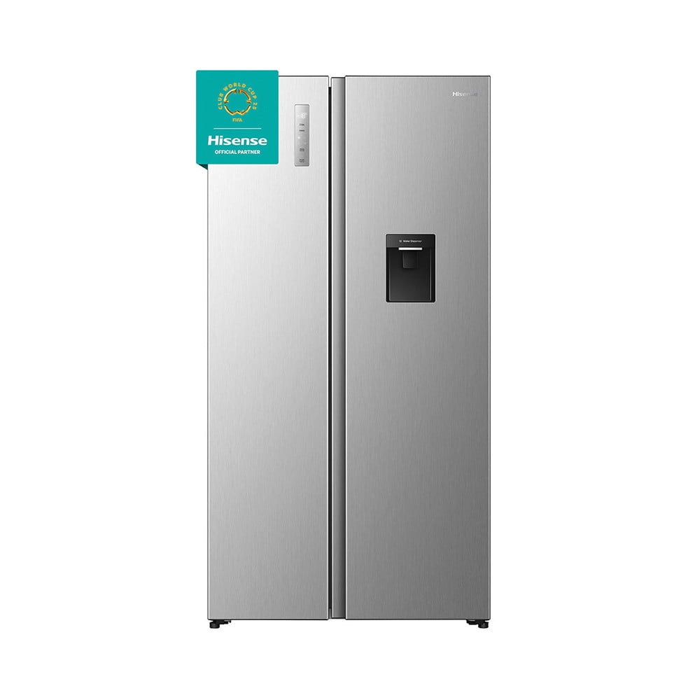 Refrigerador Hisense Side by Side 20 Pies Mod. RS20N6WCX Silver con Despachador