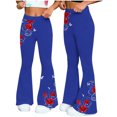 thumbnail image 2 of TaTaai Women's Loose Comfortable Flared Wide Leg Yoga Pants Fashion Casual Sports Fitness Trousers Soft Breathable All Match Daily Wear Gift, 2 of 7