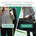 thumbnail image 4 of Bolsa de viaje Stroller reperkid Essential Baby Travel negro/verde, 4 of 7