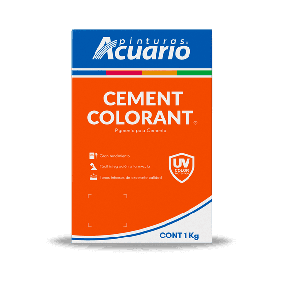 Color Para Cemento Acuario  Amarillo Óxido