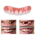 thumbnail image 4 of Carillas dentales de silicona simuladas Carillas dentales flexibles de simulación de sonrisa Cubierta cosmética para dientes Aparatos blanqueadores, 4 of 6