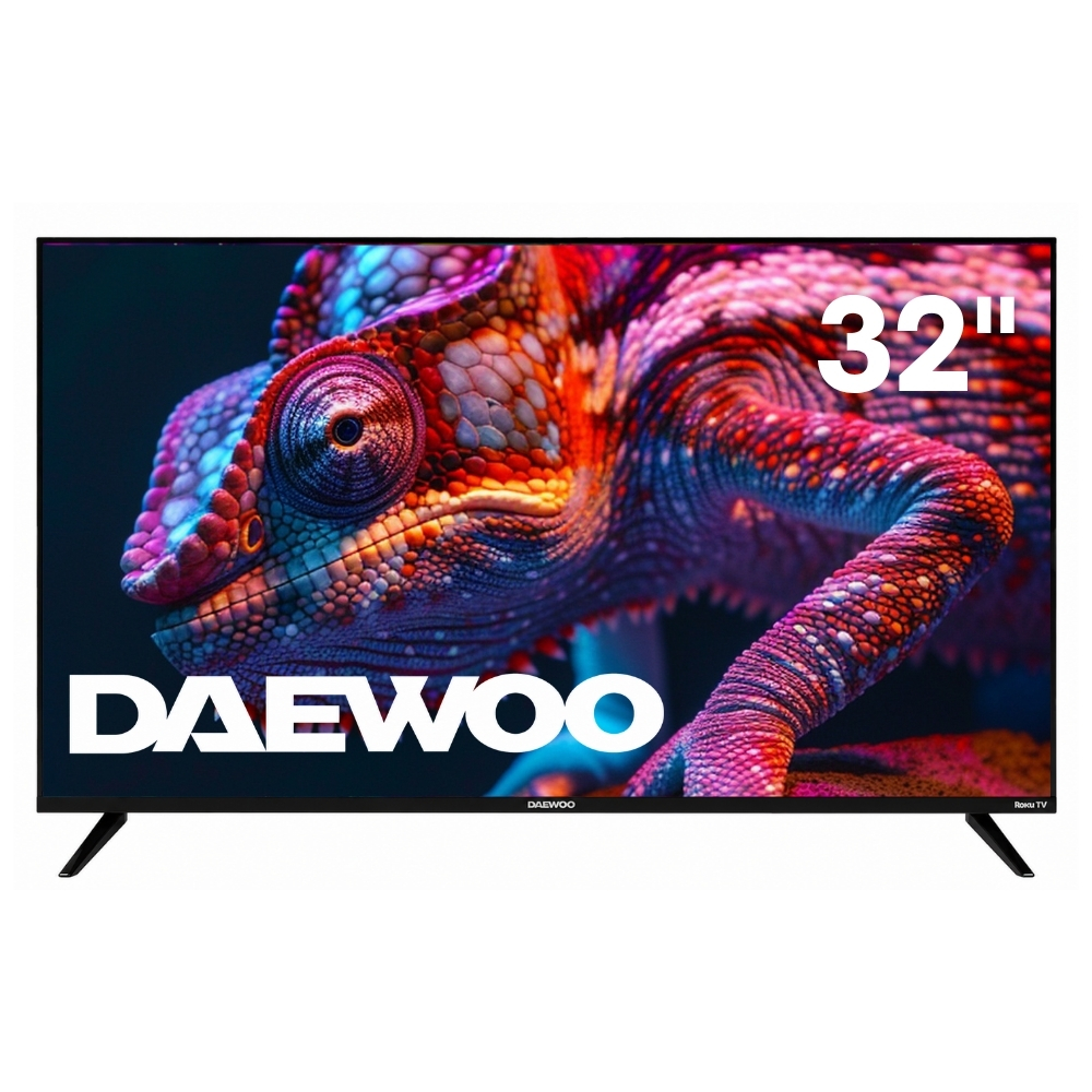 Daewoo TV 32 pulgadas HD LED Linux OS Dolby Audio WiFi 3 HDMI 2 USB AV Modelo DAW32H