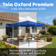 thumbnail image 5 of Toldo Plegable Reforzado 3x3m NINON LUNOR Lona Oxford 600D Impermeable y Protección UV, 5 of 9