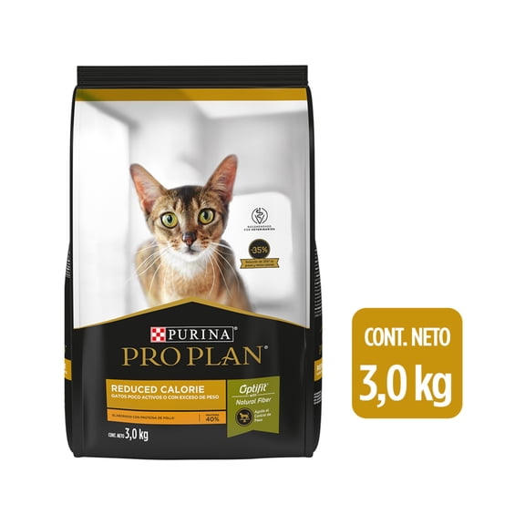Alimento seco para gato Purina Pro Plan Calorias Reducidas Pollo 3 kg