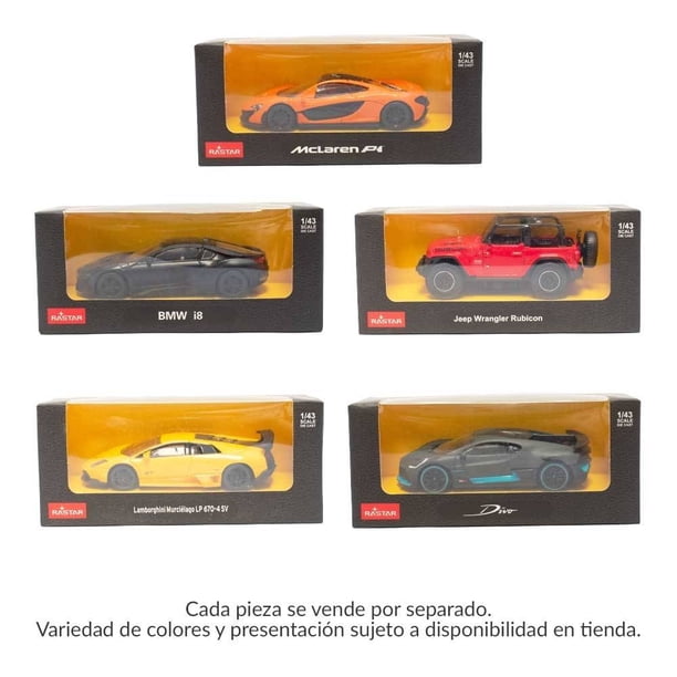 Vehículo de Juguete Rastar a Escala 1:43 Varios Modelos 1 Pieza
