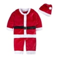 thumbnail image 1 of BIG ELEPHANT Pijama Unisex para Bebé de 1 Pieza Cálido de Navidad de Manga Larga con Gorro, 2-3 Años, 1 of 15