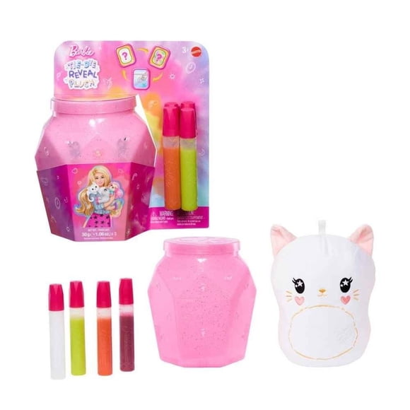 Peluche Barbie Tie Dye Gato 7 pulgadas