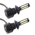 thumbnail image 1 of M Buder Focos Delanteros LED para Vehículo X7-COB 6500K H7, Iluminación Automotriz de Alta Potencia, Carcasa de Aluminio y ABS, Ajuste Directo Plug and Play, Set de 2 Piezas, 1 of 9
