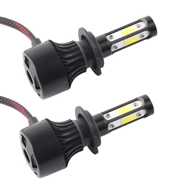 M Buder Focos Delanteros LED para Vehículo X7-COB 6500K H7, Iluminación Automotriz de Alta Potencia, Carcasa de Aluminio y ABS, Ajuste Directo Plug and Play, Set de 2 Piezas