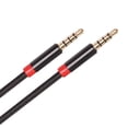 thumbnail image 2 of Cable de audio de 3,5 mm, macho a macho, cable auxiliar estéreo, cable auxiliar compatible con 1 m, 2 of 8