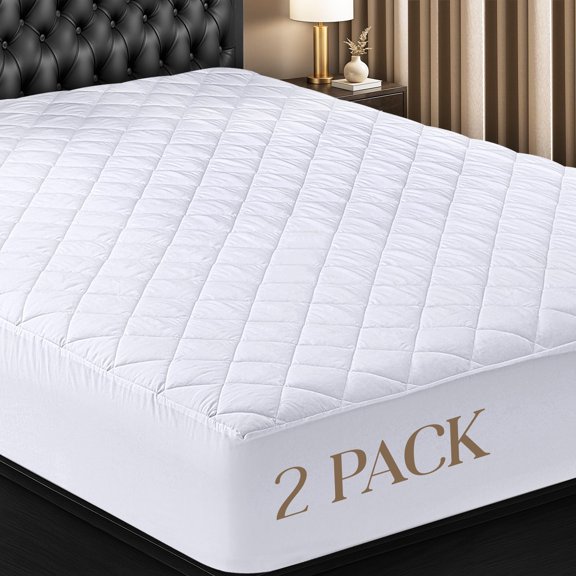 Colchón Utopia Bedding acolchado para cama individual, tamaño XL, paquete de 2