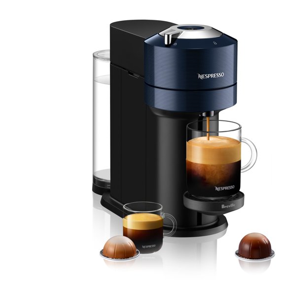 Cafetera y cafetera Nespresso Vertuo Next de Breville, color azul marino
