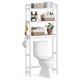 thumbnail image 5 of SONGMICS Mueble para Inodoro, Estante sobre Inodoro, Estantería de 3 Niveles, Estante Ajustable, Blanco Nube y Beige Natural, 5 of 5