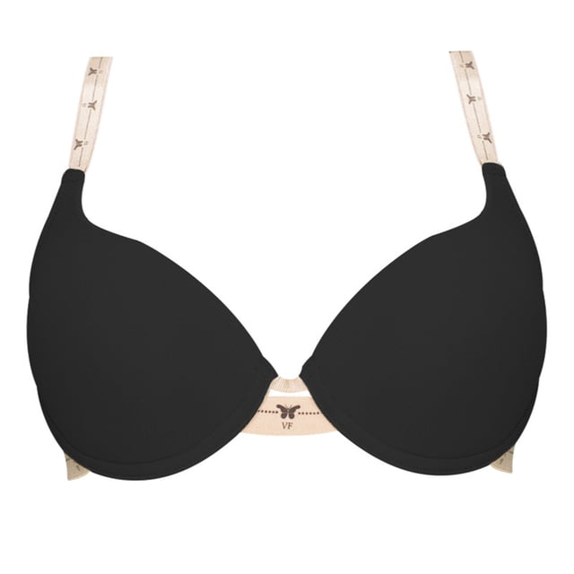 Brasier Vicky Form para Dama, Tirantes Brandeados Negro 34B