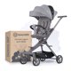thumbnail image 1 of Carriola Ligera Esquimal, Portátil, Plegable, con Asiento Giratorio 360°, 6 a 36 Meses (Gris, 1 Pza), 1 of 7