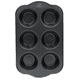 thumbnail image 2 of Molde Para Muffin Con 6 Cavidades De Acero Al Carbón Grande, 2 of 4