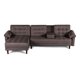 thumbnail image 2 of Sala Modular Sofá Cama De Lino Chocolate Modelo Mosley Makora Reversible, 2 of 9