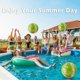 thumbnail image 4 of Pelotas de Playa Inflables de Pvc con Purpurina Semitransparente, Juguete Acuático Flotante para Deportes Al Aire Libre., 4 of 7