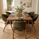 thumbnail image 1 of Comedor rectangular de madera para 6 personas color verde, 1 of 8