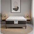 thumbnail image 1 of Colchon Matrimonial Restonic Ortopedico MoonCare + Box Tapiz Tela Gris Claro + 2 Almohadas Standart, 1 of 5