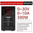 thumbnail image 2 of NICE-POWER 30v 10a Fuente De Alimentación Regulable Laboratorio 300W, Interfaz USB de 5V/2A, pantalla Led De 4 Bits, 2 of 8